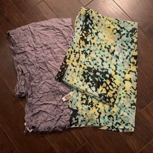 Calvin Klein Scarves x2